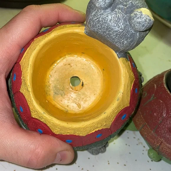 Set of 2 Turtle Planter Pots - Picture 8 of 13